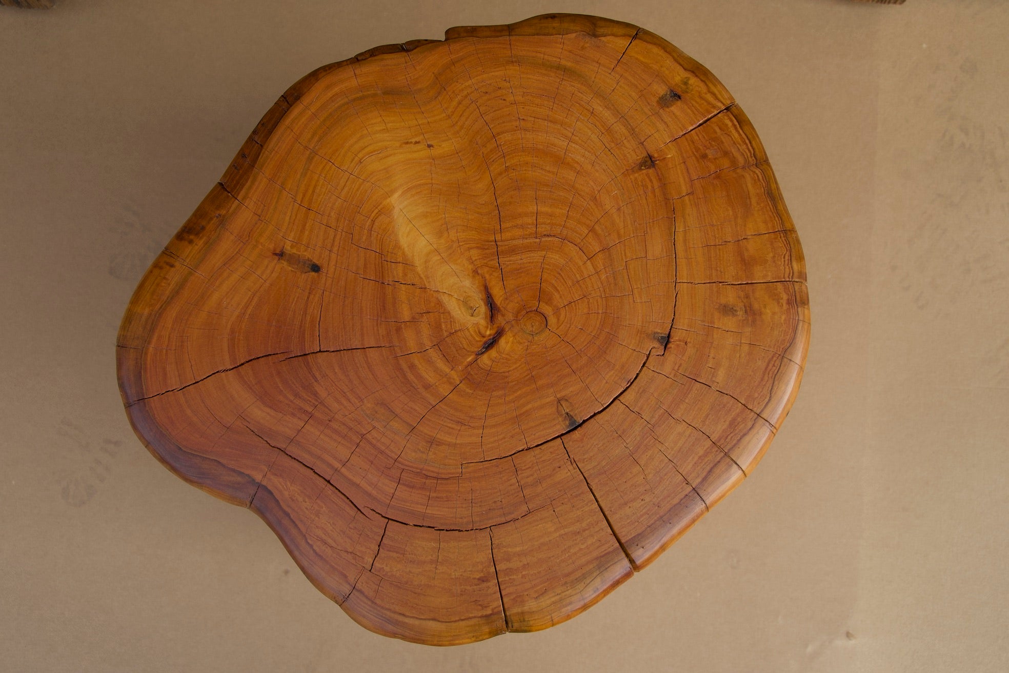 Monterey Cypress Wood Stool #143142