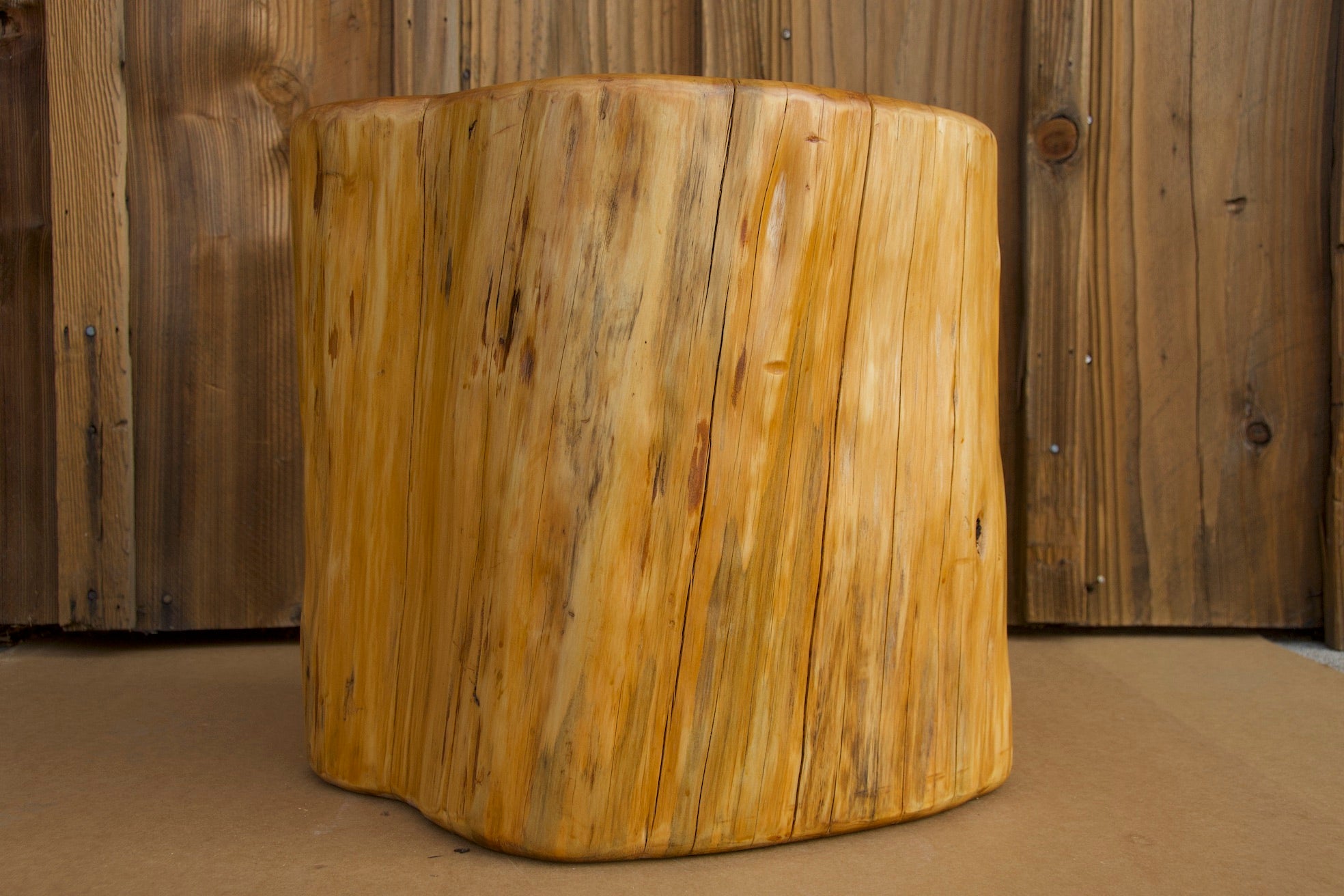 Monterey Cypress Wood Stool #143142