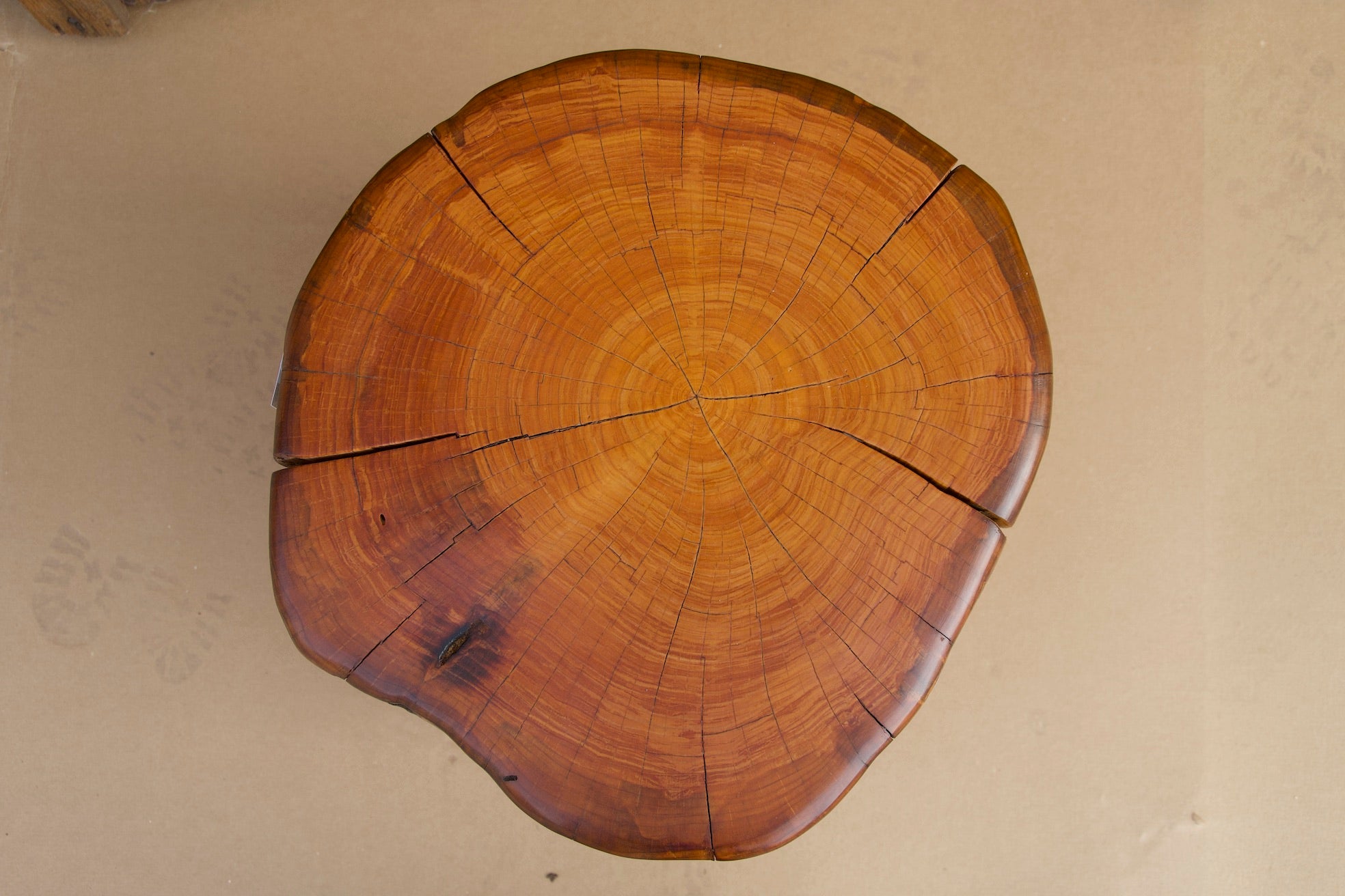 Monterey Cypress Wood Stool #143145